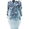 Vase Butterflies bleu clair 50cm>KARE Design Online
