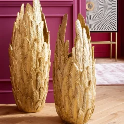 Vase Feathers doré 80>KARE Design Clearance