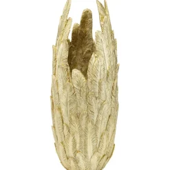 Vase Feathers doré 80><noscript><img width=