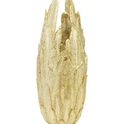 Vase Feathers doré 80><noscript><img width=