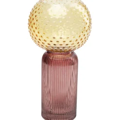 Vase Marvelous Duo jaune violet 31cm>KARE Design Discount