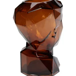 Vase Prisma Face marron 30cm><noscript><img width=