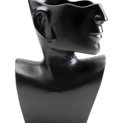 Vase Rostro Side noir 27cm>KARE Design Clearance