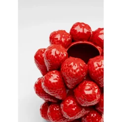 Vase Strawberries rouge 24cm><noscript><img width=