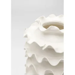 Vase Viento blanc 39cm><noscript><img width=