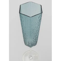 Verre à champagne Cascata bleu>KARE Design Best