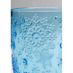 Verre à eau Ice Flowers bleu><noscript><img width=