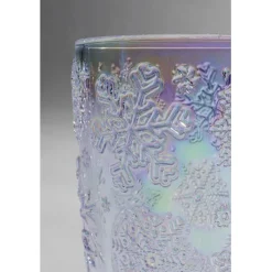 Verre à eau Ice Flowers colore><noscript><img width=