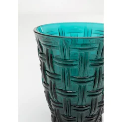 Verre à eau Tissue pétrole10cm>KARE Design Clearance