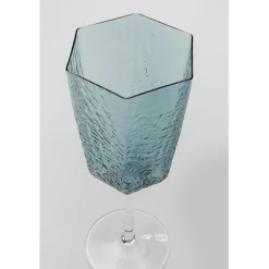 Verre à vin Cascata bleu>KARE Design Discount