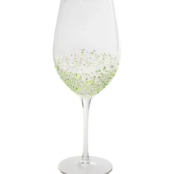 Verre à vin Confetti vert 24 cm>KARE Design Sale