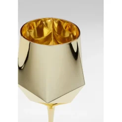 Verre à vin Diamond doré>KARE Design Clearance