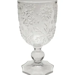Verre à vin Ice Flowers clair>KARE Design Clearance