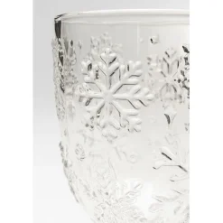 Verre à vin Ice Flowers clair>KARE Design Clearance