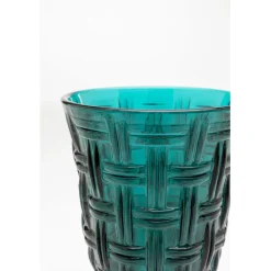 Verre à vin Tissue pétrole 17cm>KARE Design Outlet
